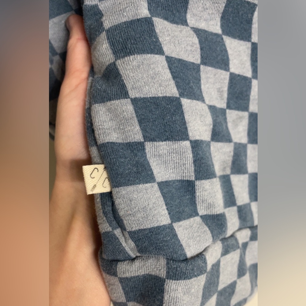 Childhoods Blue Checkered Hooded Pullover - Picture 6 of 7